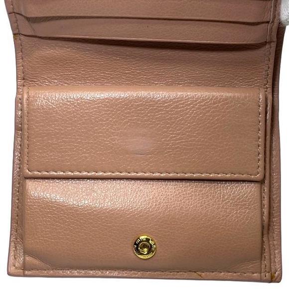 MIU MIU Wallet Folding Wallet Mini Wallet Pink Multi - Picture 5 of 10